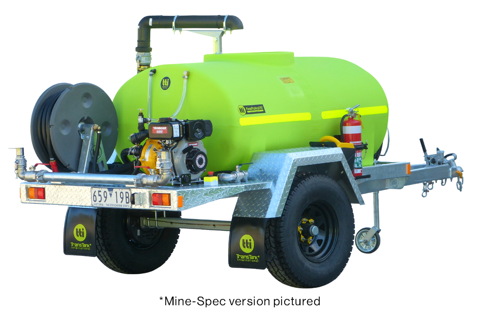 1200L FirePatrol15™ Fire Fighting Trailer | TTi