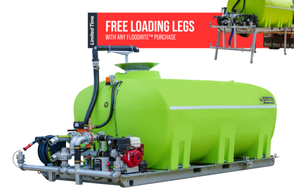 8000L FloodRite™ Slip On Water Cart