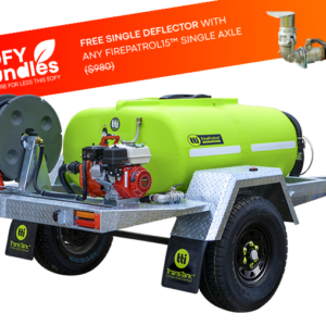 800L FirePatrol15™ Fire Fighting Trailer - Braked, Road Registrable