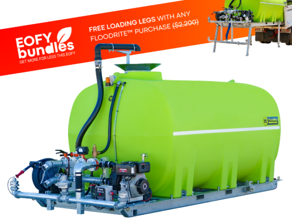10000L FloodRite™ Slip On Water Cart