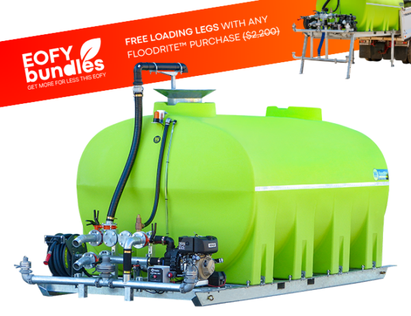 15000L FloodRite™ Slip On Water Cart