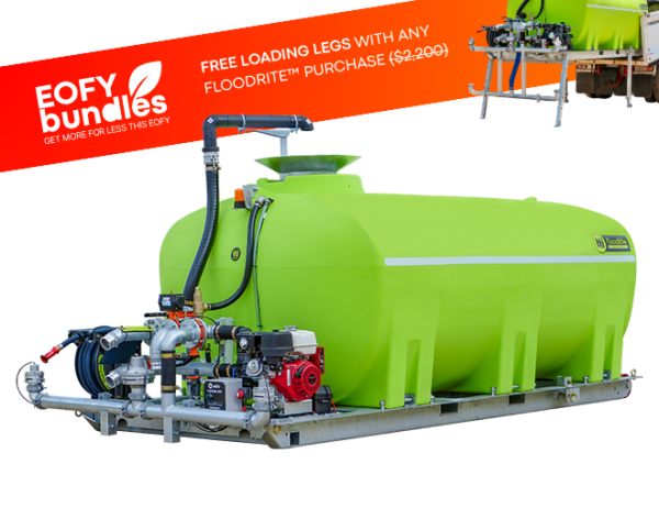 8000L FloodRite™ Slip On Water Cart