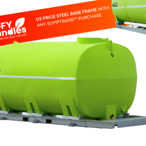 10000L SumpTrans™ Fully-Drainable Spray Tank - With Steel Frame