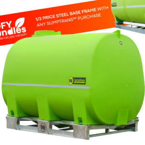 13000L SumpTrans™ Fully-Drainable Spray Tank - With Steel Frame