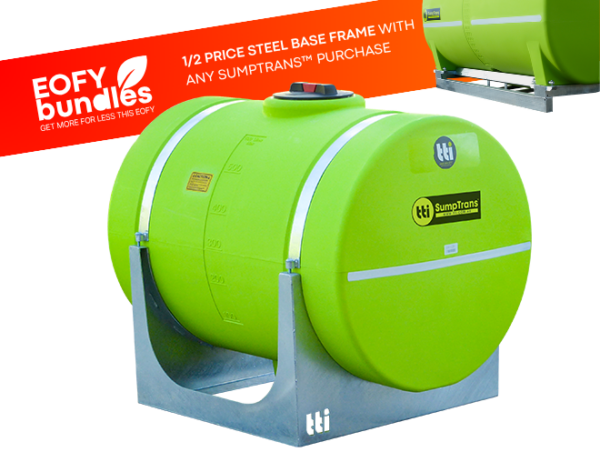600L SumpTrans™ Fully-Drainable Spray Tank (Round)