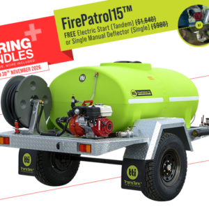 1200L FirePatrol15™ Fire Fighting Trailer - Braked, Road Registrable